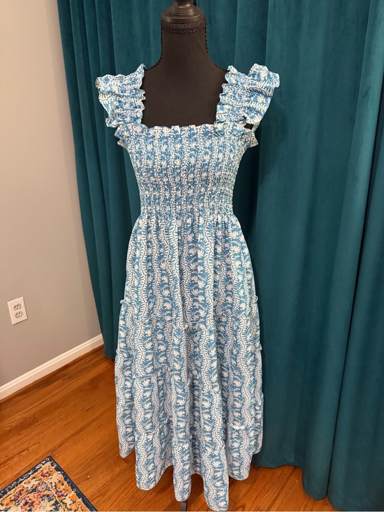 Hill House Home Dresses & Skirts - Hill House Ellie Dress in Light Blue Floral